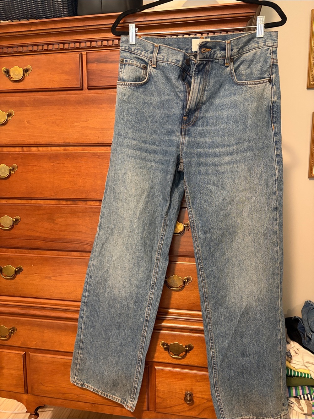 Haikure Women’s Blue Straight-Leg Jeans